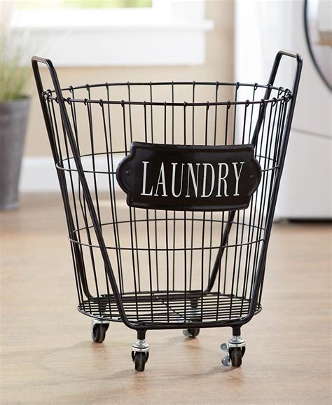 metal and fabric retro laundry bin|Amazon.com: Metal .